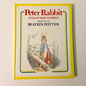 Vintage 1977 Peter Rabbit  and Other Stories by Beatrix Potter Castle Hardcover